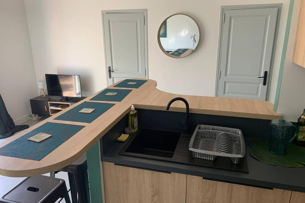 Charmant Appartement T2 Au Coeur Des Vignes 코골렝 외부 사진